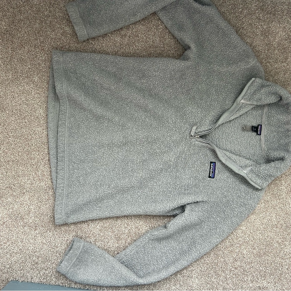 Patagonia Men's Zip-Up Gray Sweater